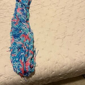 Lilly Pulitzer Colorful Patterned Scarf